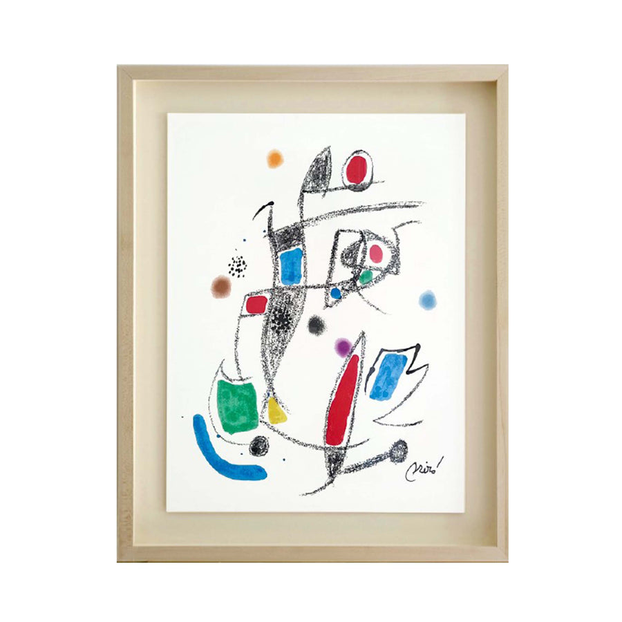 Miró Litography "Maravillas con Variaciones Acrósticas"