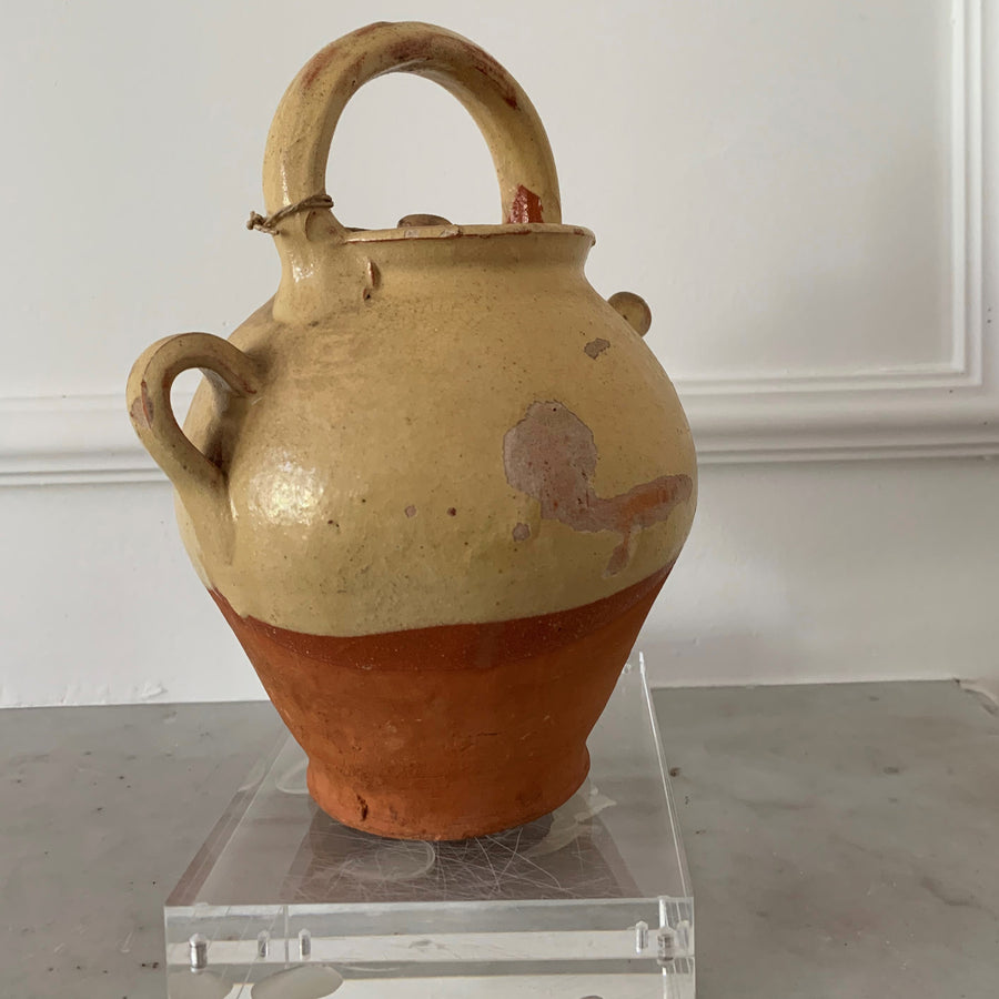 Southern French 19th Century Olive Oil Pot